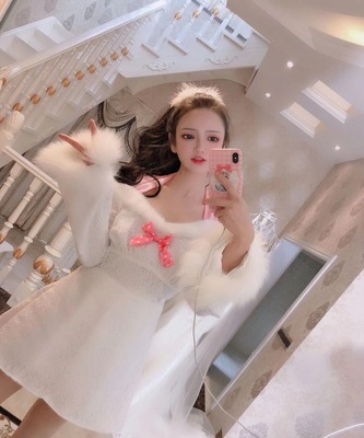 taobao agent Cute lace dress for princess, fitted