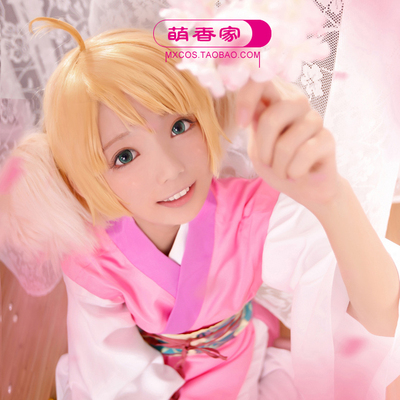 taobao agent Golden wig, cosplay