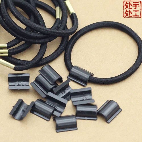 Аксессуар для волос, заколка для волос ручной работы, черные аксессуары, DIY, 100 шт