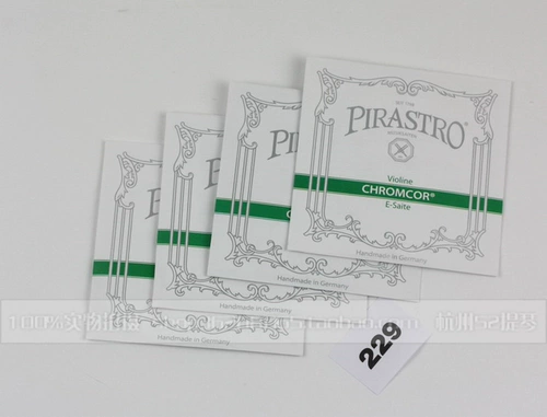 Германия Pirastro Pirasto Chromcor Green Bar для скрипки Steel Steel String String