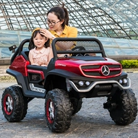 Mercedes Benz, электрический электромобиль на четырех колесах, детский транспорт с сидением, негабаритная внедорожная машина, дистанционное управление