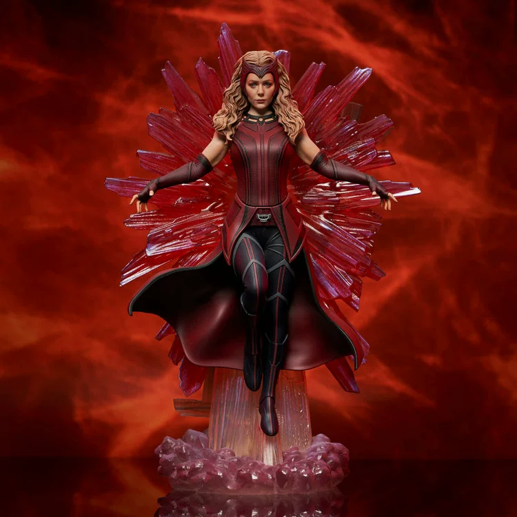 DST Marvel Art Museum Series Crimson Witch Wanda Phantom Phaka PVC статуя подлинная