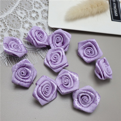 taobao agent 7 -point printing some water jade ribbon pentagram Rose outlet ribbon flower decoration DIY designer dresses handbook supplementary materials