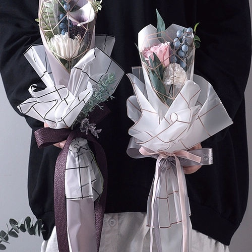 День святого Валентина 520 Diamond Heart Одиночная сумка Opp Rose Одиночные сумки бумага бумага цветочный художественный материал упаковочный пакет материал