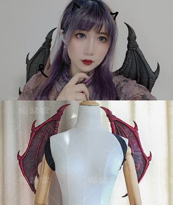 taobao agent Rabbit sauce】Free shipping!lolita devil wings cos wings Wing Halloween Demon Wing Proposa