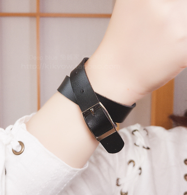 taobao agent Train model, belt, choker, bracelet, punk style