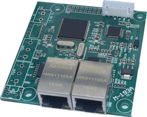 Пользовательский сигнал освещения преобразования платы Art-Net в DMX512 Decoding Poard Dual-Mesh Port DMX Однонаправленный TTL