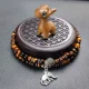 Ebony Lotus+Green Sandalwood Little Deer+маленький тигровый глаз камень