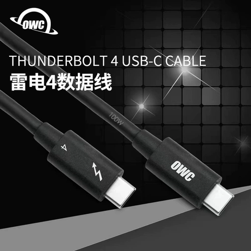 OWC Thunderbolt4 Thunderbolt 4 Кабель данных, совместимый с Lightning 3, подходит для интерфейсов USB4/Lightd 3 и 4