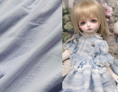taobao agent Outer order first dyeing fabric tobacco -lilac purple purple cotton embroidery cloth BJD baby clothing