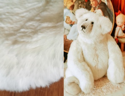 taobao agent Russian import white plush soft doll, 3.5cm