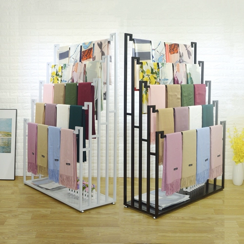 Цветочный магазин, банное полотенце, ткань, золотая лента, шарф, многослойный стенд, новая коллекция, легкий роскошный стиль