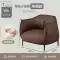 ghế sofa da bò nhập khẩu Ghế sofa đơn nhẹ sang trọng Sofa da Bắc Âu ghế đơn sofa đơn giản ban công phòng khách thiết kế ghế đơn sofa gỗ Ghế sô pha