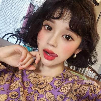 taobao agent Wig Female short hair buckle roll short curly hair Korean air bangs fluffy natural real pear flower head wig