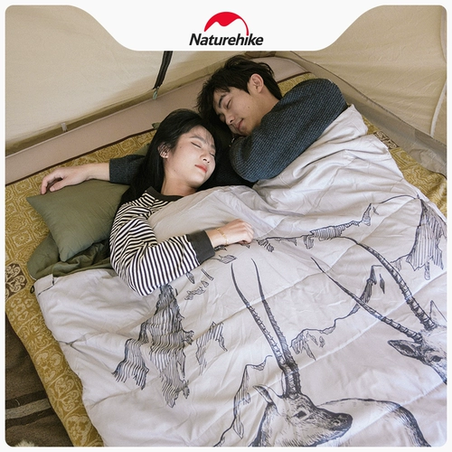 Уличный универсальный утепленный спальный мешок для двоих для кемпинга для влюбленных на четыре сезона, 13 года