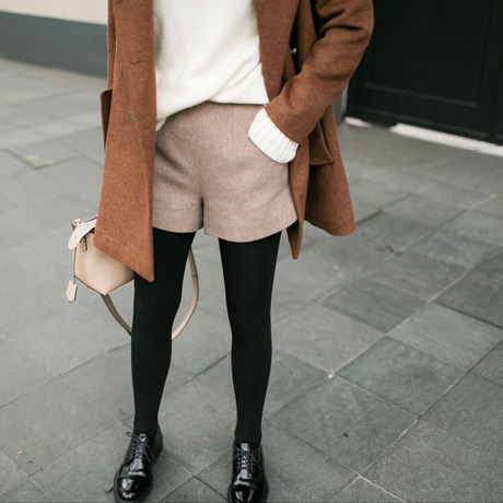 【新品毛呢短裤】_新品短裤图片_毛呢短裤价格_搭配分享 - 爱逛街