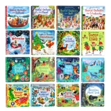 Самоуправляемая звуковая книга Usborne, оригинальная английская книжка с картинками, замечательная звуковая книга Usborne, звуки фермы, зоопарка