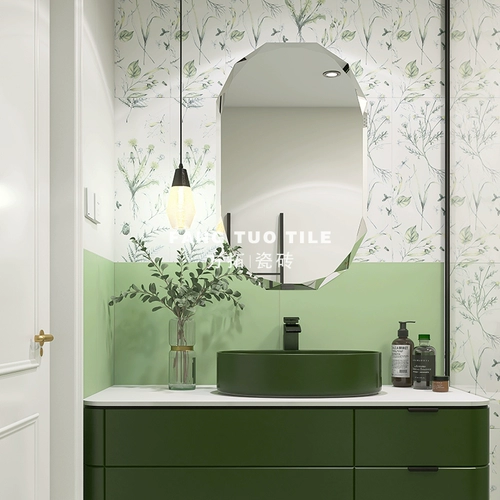 Французская туалетная плитка одуванчик цветочная пленка 200x600 туалетная плитка кухня для ванной комнаты