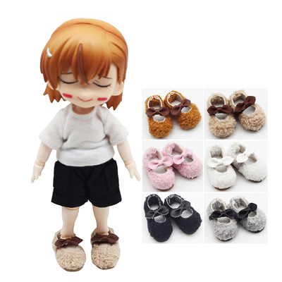 taobao agent OB11 Meijie Pig GSC12 points BJD baby shoes jasmine baby clothing toys bean shoes dodbjd hair shoe boots