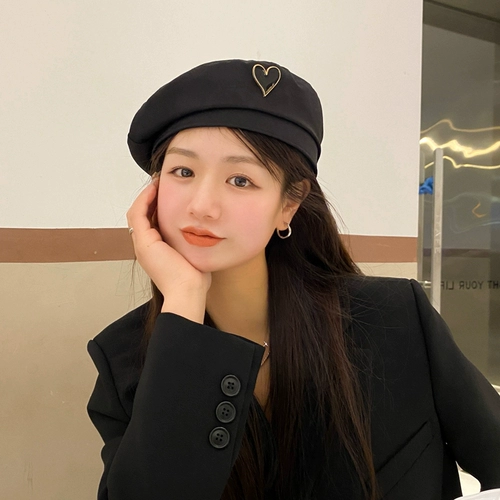 Tide, шапка, черный летний японский берет, в западном стиле, популярно в интернете