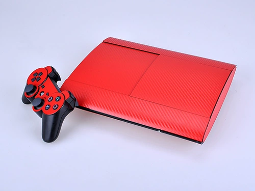 PS3SLIM-4000 Углеродное волокно наклейка с наклейкой для защиты тела, наклейка с защитой от тела настоящая машина для открытия машины не оставляет клей