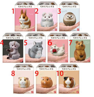 taobao agent There is a goods on all generations on the palm of the palm of the palm 5 hamster hedgehogs, mystery, rabbit, guinea pig, monkey, played box egg ornament