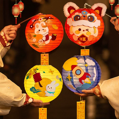 Фонарь, портативный кролик, «сделай сам», коллекция 2023