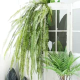 Супер длинные ветви большого размера, листья, роттан, висящий на стене