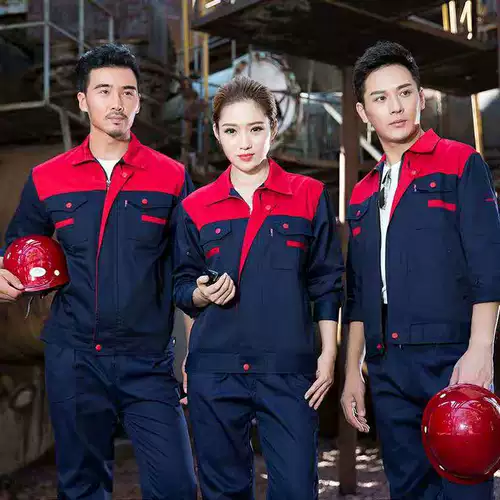 Осенний комплект для работы, износостойкий лонгслив, рабочая одежда, делается под заказ