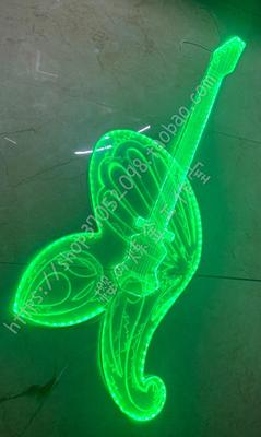 taobao agent COS props customized channels, Lvchuanshara Shaliang guitar glowing