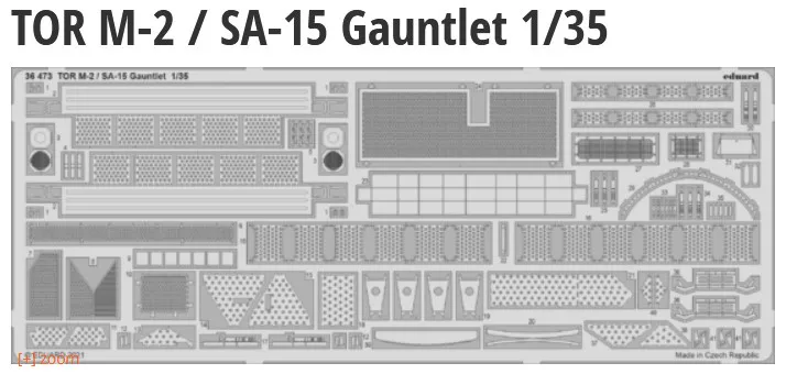 [Eduard 牛魔王 1/35 36473 TOR M-2 / SA-15 Gauntlet 蚀刻片]