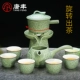 Người đàn ông lười biếng pha trà bán trà bộ tự động đầy đủ bộ máy pha trà nhà máy pha trà gốm tách trà đơn giản - Trà sứ