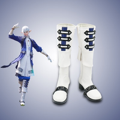 taobao agent Final Fantasy 14 Alfino COS Shoes Restore Game Character Fashion Cosplay Boots Customization