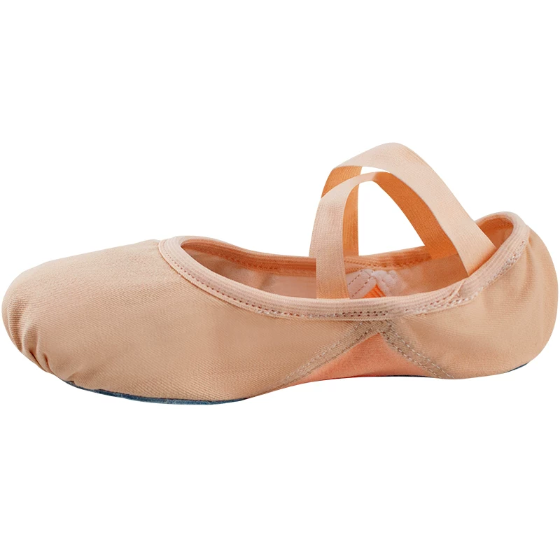 Плоская балетная обувь для малышей Little Jasmine Stretch Cloth Dance Shoes Женские мягкая подошва, практические туфли для взрослых, детей, девочек, обувь в виде когтя кошки
