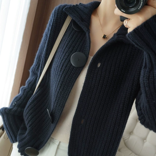 Демисезонный кардиган, шерстяной свитер, рубашка, кашемировая куртка, в западном стиле