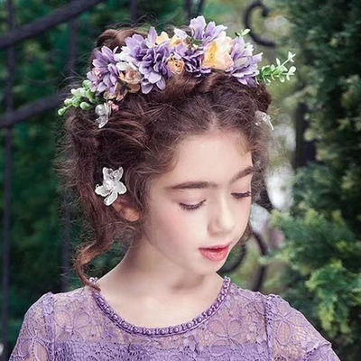 taobao agent Cute advanced hair accessory, flowered, high-quality style, Lolita style