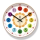 【Ultra-Silent-Slue Clock Bell】 6365-B Золотая рама