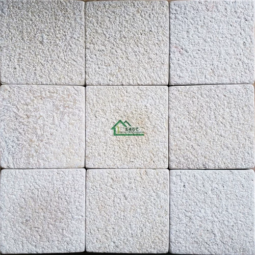 Каменная мозаика натуральный мрамор рис Желто -белый квадрат внутри и снаружи стены кирпичная телевизионная стена Трехмерный культурный камень