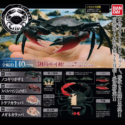 taobao agent Bandai Bandai twisted egg can move giant marine crustacean crab sea crab bread crab bun crab model