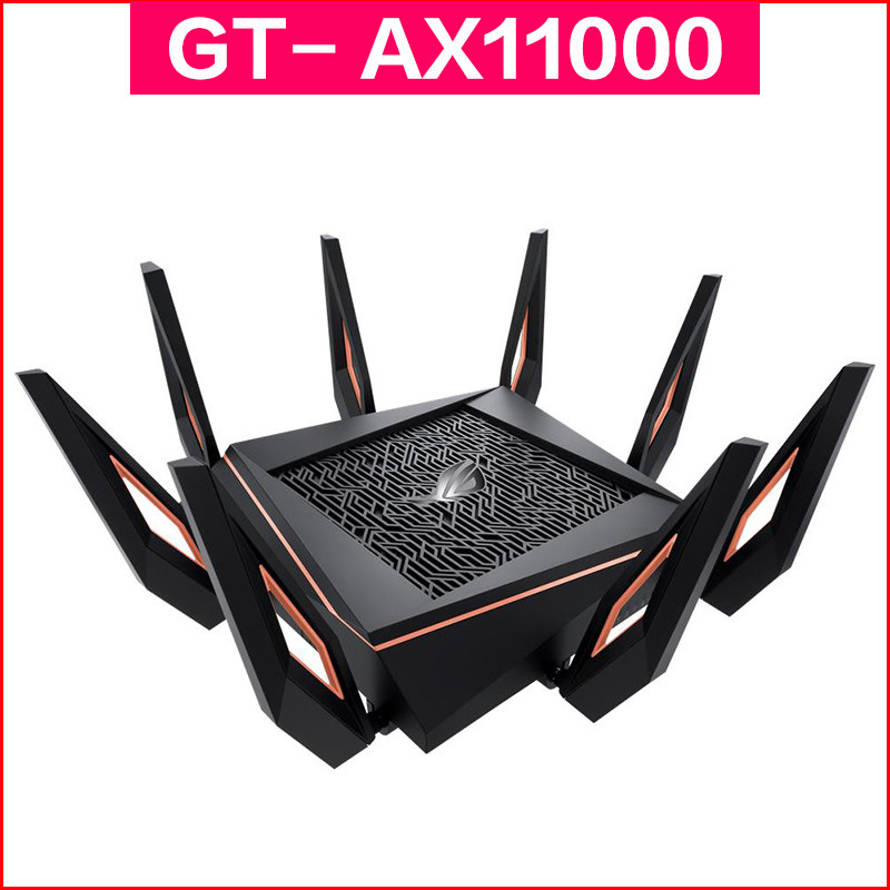 asus/asus gt-ax11000 high speed wifi 6100m intelligent three-frequency wireless gigabit enterprise router accelerating wifi home game through wall