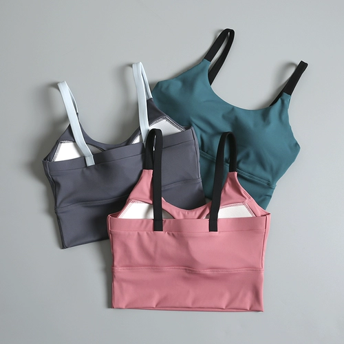 Спортивный костюм, противоударное нижнее белье, поддерживающая одежда для йоги для йоги для тренировок, летний бюстгалтер для спортзала, для бега