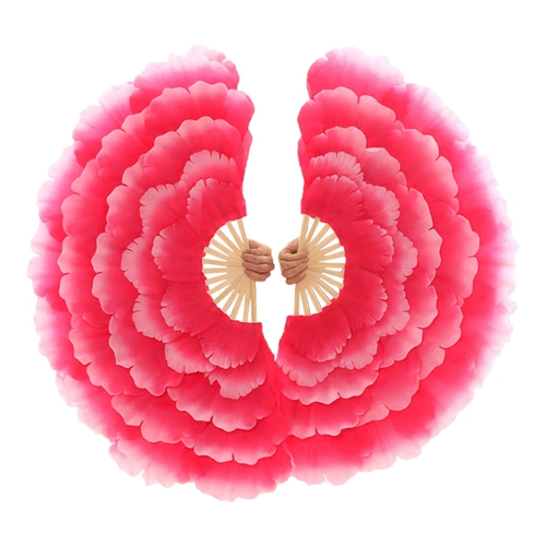 Танцевальный реквизит цветочный фанат пион детей взрослые двойные лепестки