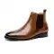 giày thể thao trắng Ermian Mùa Thu Đông Giày Chelsea Boot Cổ Điển Anh Quốc Giày Nam Da Thật Giày Bốt Mũi Tròn Cổ Ngắn Plus Da Nhung Giày bốt Martin Bốt Đa Năng giày thể thao bitis Giay cao