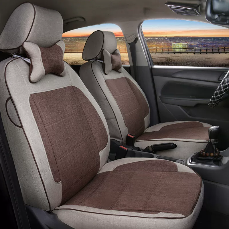 Чехол на автомобильное сиденье для Toyota Camry Corolla Corolla RAV4 тканевый полный обод сиденья