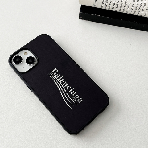 Black — Balenciaga Magsafe New Mirror 16, 16 Plus, 16 Pro, 16 Pro Max, Plus/Pro/Max – 16, 15, 14, 13 iPhone Case