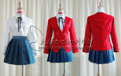 taobao agent Red uniform, set, clothing, cosplay