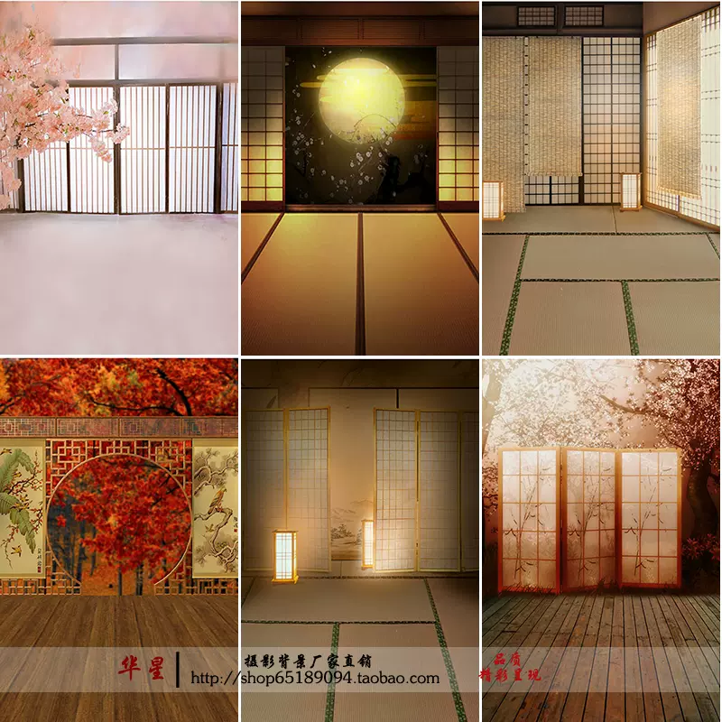 影楼婚纱写真摄影背景影棚古装主题拍照背景神都龙王花魁银睿姬