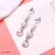 Светло -серый ej098 Circle Drilling Silver