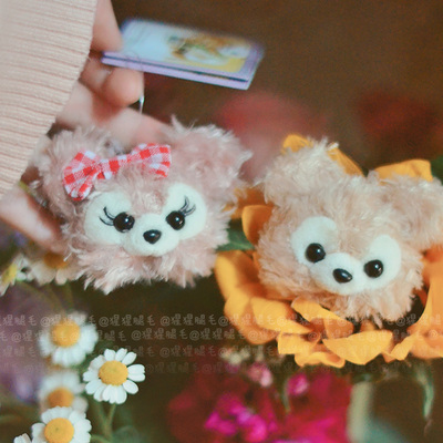 taobao agent Shiny three dimensional small eyes, brooch, cute hairgrip, doll, chimpanzees, with little bears