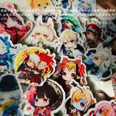 taobao agent ● Yin and Yang Shi ● Take off the wrong!Mountain Rabbit Face Fox Dacin Dog Swallow Ibaraki SSR Badge Q Version Pendant Keychain